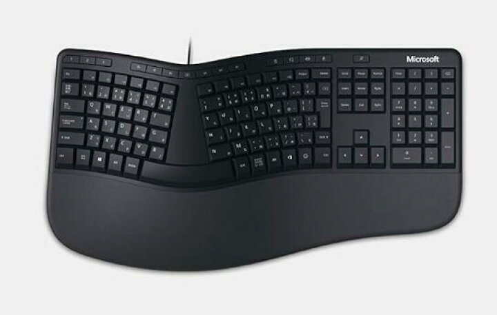楽天市場】マイクロソフト エルゴノミック キーボード for Business 