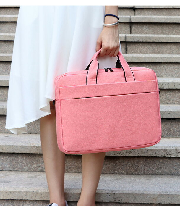 楽天市場 超軽量 2way 動画あり Pcバッグ 13 3インチ パソコンバッグ 防水 ノートパソコン ケース 衝撃吸収 ビジネストートバッグ ショルダーバッグ メンズ レディース ピンク Pc収納カバン 通勤 通学 出張 旅行 Macbook Pro 16インチ 14インカバー ビジネス バッグ