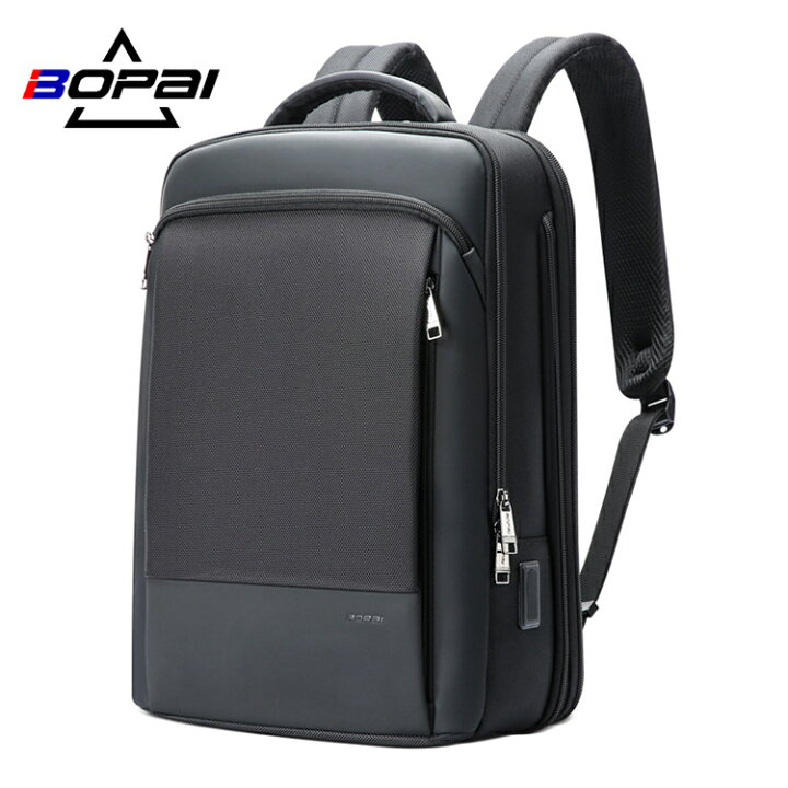 楽天市場 新色追加 Bopai ビジネス リュック メンズ バックパック Pcケース メンズ リュックサック 大容量 多収納 防犯 撥水 独立ipadホルダー 通勤 通学 出張 旅行 多機能 人気 おしゃれ 15 6インチ パソコン Pc 充電 Usb3 0ポート 人気 ギフト プレゼント 贈り物 父