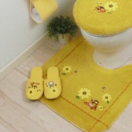 となりのトトロ花のバス停スリッパ|トイレタリー洗えるスリッパ室内履き