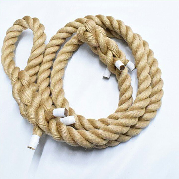 楽天市場】ターザンロープ 麻ロープ 24mmx3.5m 登り綱 ターザン 