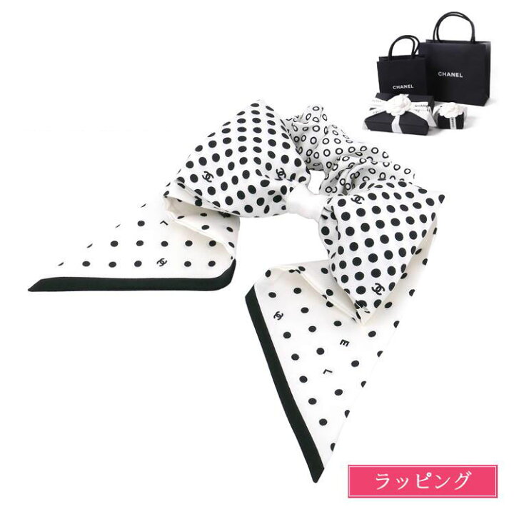 楽天市場】【ラッピング済】シャネル ヘア アクセサリー シルクリボン 