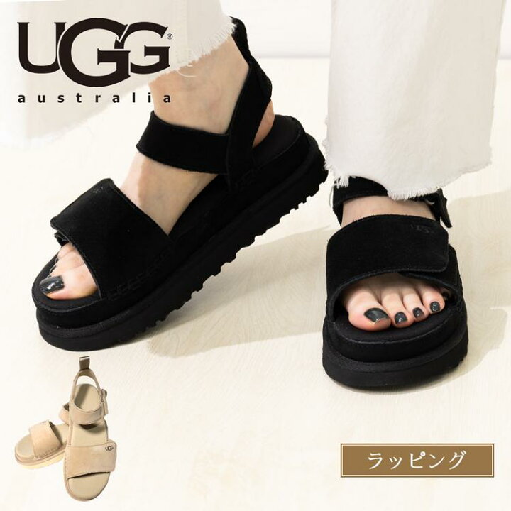 楽天市場】【在庫処分】UGG アグ サンダル 厚底 Goldenstar ゴールデン  