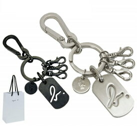 アニエスベー ボヤージュ キーホルダー メタルプレート キーホルダー agnes b.VOYAGE メンズ レディース ブランド 正規品 新品 ギフト クリスマス プレゼント 実用的 男性 女性 彼氏 彼女