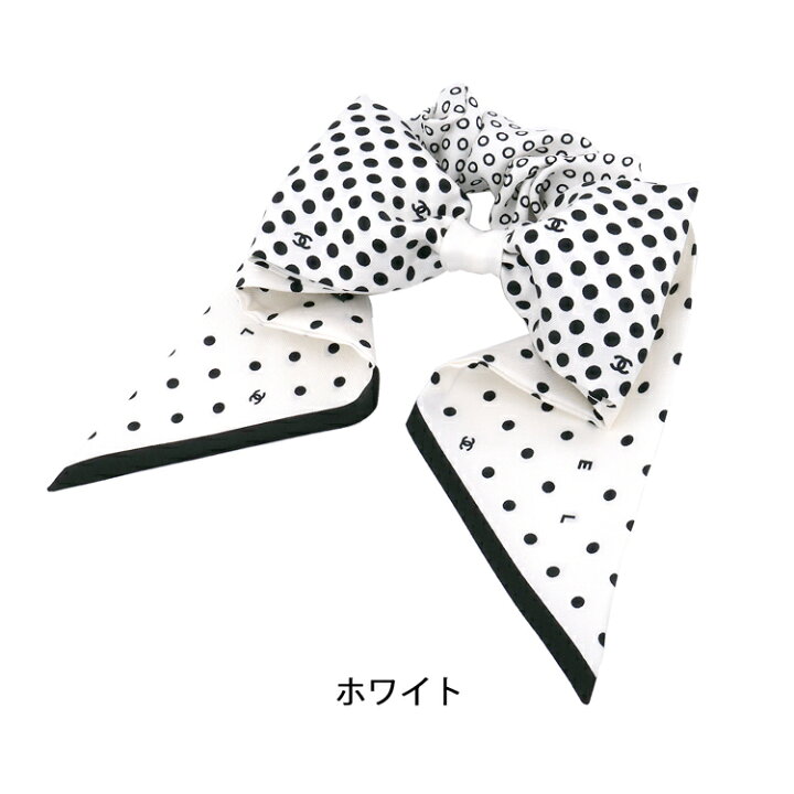 楽天市場】【ラッピング済】シャネル ヘア アクセサリー シルクリボン  