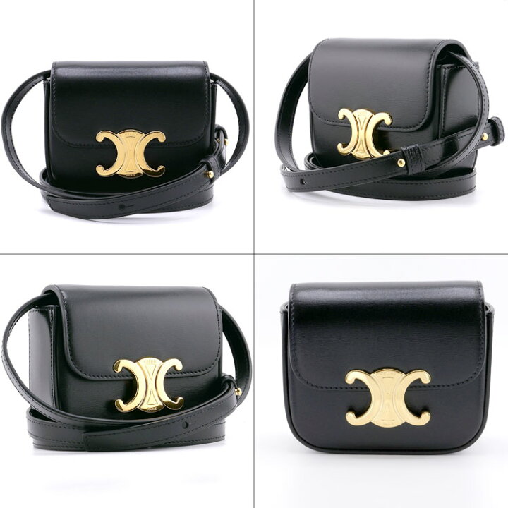 楽天市場】CELINE セリーヌ バッグ トリオンフ ミニ クロード 