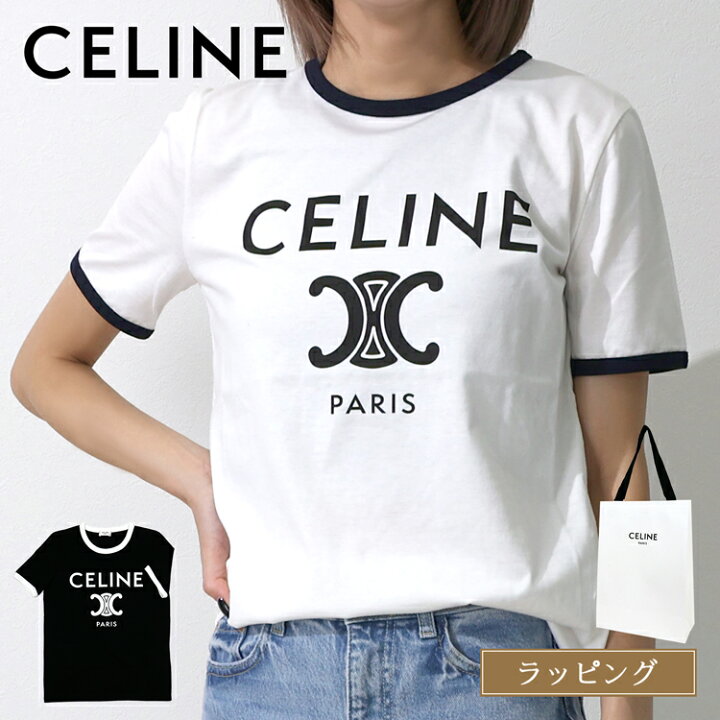 楽天市場】CELINE セリーヌ Tシャツ トリオンフ 半袖 トップス  
