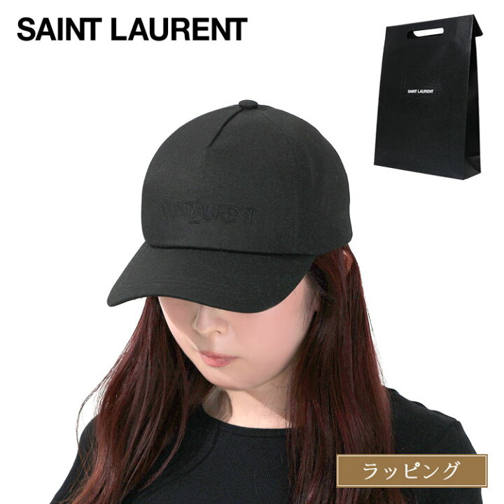 楽天市場】【純正紙袋付】SAINT LAURENT サンローラン キャップ 帽子 