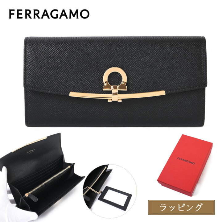 楽天市場】【パスケース付】FERRAGAMO フェラガモ 財布 長財布  