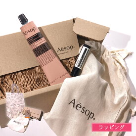 【ラッピング済/手提げ袋付】イソップ ハンドクリーム リップクリーム ギフト Aesop アンドラムアロマティック レスレクション ハンドバーム 75ml プロテクティブ リップ バーム コフレ SPF30 ブランド 新品 プレゼント 女性 実用的