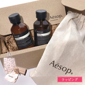 【紙袋付き】イソップ シャンプー コンディショナー 100ml Aesop ヘアケア ギフト セット コスメ 化粧品 美容 ブランド レディース いい香り 正規品 新品 退職祝い プレゼント 女性 誕生日 実用的 旅行 ミニサイズ ヘアケアギフトセット