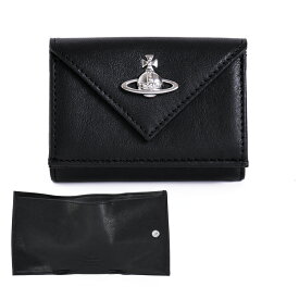 ヴィヴィアンウエストウッド 財布 三つ折り財布 Vivienne Westwood SUPPLE LEATHER ENVELOPE 5115002EW L00BX N401 ミニ財布 メンズ レディース ブランド 正規品 新品 ギフト 成人祝い プレゼント 女性 誕生日 彼女