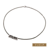 【ラッピング可能】 バレンシアガ ネックレス BB ICON NECKLACE BALENCIAGA 696223 TZ99I 0911 メンズ レ…