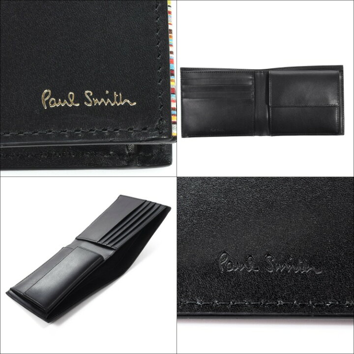楽天市場】新モデル ポールスミス 財布 メンズ ブランド 2つ折財布 二  
