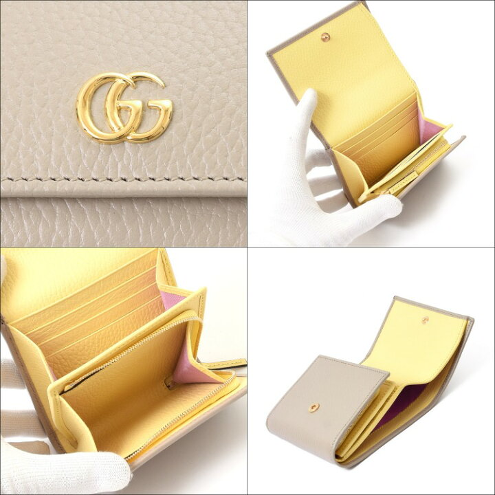 楽天市場】グッチ 財布 二つ折り レディース 財布 ダブルG ミディアム  