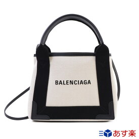 バレンシアガ バッグ ハンドバッグ トート トートバッグ ショルダーバッグ 2way 鞄 カバン コットン キャンバス ネイビー カバ XS BALENCIAGA レディース ブランド おしゃれ 新品 正規品 ギフト プレゼント 390346 AQ38N カバス