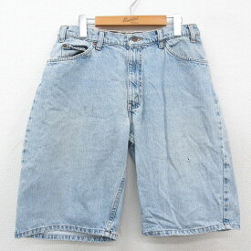 【中古】古着 リーバイス Levis 560 ショートパンツ ショーツ メンズ 90年代 90s コットン 薄紺 ネイビー デニム W31 中古 ボトムス 短パン ショーパン ハーフ | 春夏 春物 春服 夏物 夏服 半ズボン カジュアル メンズファッション ファッション おしゃれ 2OF