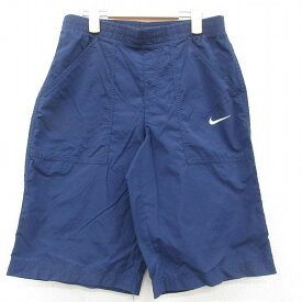 【中古】古着 ナイキ NIKE ハーフ ナイロンパンツ ショーツ キッズ ボーイズ 子供服 00年代 00s ワンポイントロゴ 紺 ネイビー | 春夏 春物 春服 秋冬 秋物 秋服 女の子 子ども服 こども服 カジュアル ファッション おしゃれ かわいい 2OF