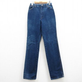 【中古】古着 ラングラー Wrangler ジーンズ レディース 80年代 80s USA製 アメリカ製 タロン 濃紺 ネイビー デニム 中古 ボトムス ジーパン Gパン ロングパンツ | 春夏 春物 春服 夏物 夏服 半ズボン カジュアル レディースファッション おしゃれ かわいい