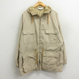 【中古】古着 ウールリッチ WOOLRICH 長袖ジャケット マウンテンパーカー メンズ 80年代 80s ラグラン ベージュ カーキ Lサイズ 中古 アウター | 秋冬 秋物 秋服 冬物 冬服 カジュアル メンズファッション ファッション おしゃれ カジュアルジャケット