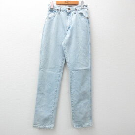 【中古】古着 ラングラー Wrangler ジーンズ メンズ 90年代 90s コットン USA製 アメリカ製 薄紺 ネイビー デニム W29 中古 ボトムス ジーパン Gパン ロングパンツ | 春夏 春物 春服 秋冬 秋物 秋服 長ズボン カジュアル メンズファッション ファッション おしゃれ 2OF