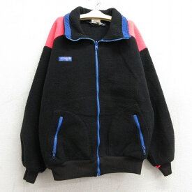 【中古】古着 コロンビア COLUMBIA 長袖 フリースジャケット キッズ ボーイズ 子供服 90年代 90s USA製 アメリカ製 黒他 ブラック | 春夏 春物 春服 秋冬 秋物 秋服 女の子 子ども服 こども服 カジュアル ファッション おしゃれ かわいい 2OF