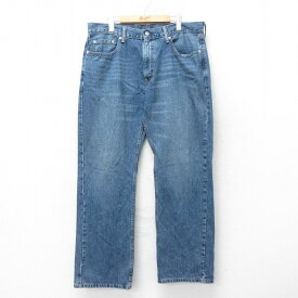 【中古】古着 リーバイス Levis 559 ジーンズ メンズ ヒゲ コットン 紺 ネイビー デニム W36 中古 ボトムス ジーパン Gパン ロングパンツ | 春夏 春物 春服 秋冬 秋物 秋服 長ズボン カジュアル メンズファッション ファッション おしゃれ