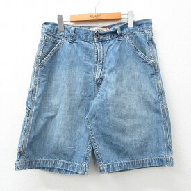 【中古】古着 リーバイス Levis ショートパンツ ショーツ メンズ コットン 紺 ネイビー デニム W35 中古 ボトムス 短パン ショーパン ハーフ | 春夏 春物 春服 夏物 夏服 半ズボン カジュアル メンズファッション ファッション おしゃれ