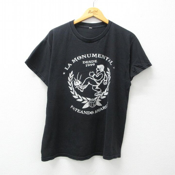 楽天市場】【中古】古着 ラモニュメンタル 90s 半袖Tシャツ メンズ L 