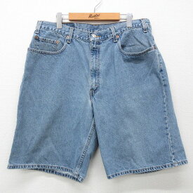 【中古】古着 リーバイス Levis 560 ショートパンツ ショーツ メンズ 00年代 00s コットン 紺 ネイビー デニム W35 中古 ボトムス 短パン ショーパン ハーフ | 春夏 春物 春服 夏物 夏服 半ズボン カジュアル メンズファッション ファッション おしゃれ