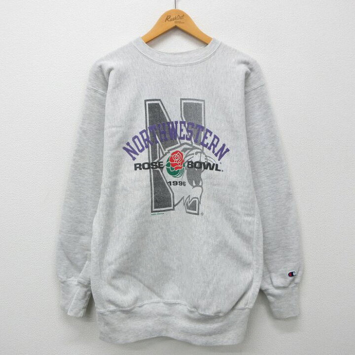 楽天市場】【中古】古着 長袖 チャンピオン Champion リバースウィーブ  