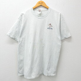 【中古】古着 フルーツオブザルーム 半袖 ビンテージ ヴィンテージTシャツ メンズ 00年代 00s 灯台 ケープコッド クルーネック 丸首 薄グレー 霜降り XLサイズ 中古 | 春夏 夏物 夏服 ヴィンテージTシャツ メンズファッション カットソー ティーシャツ ティシャツ メン