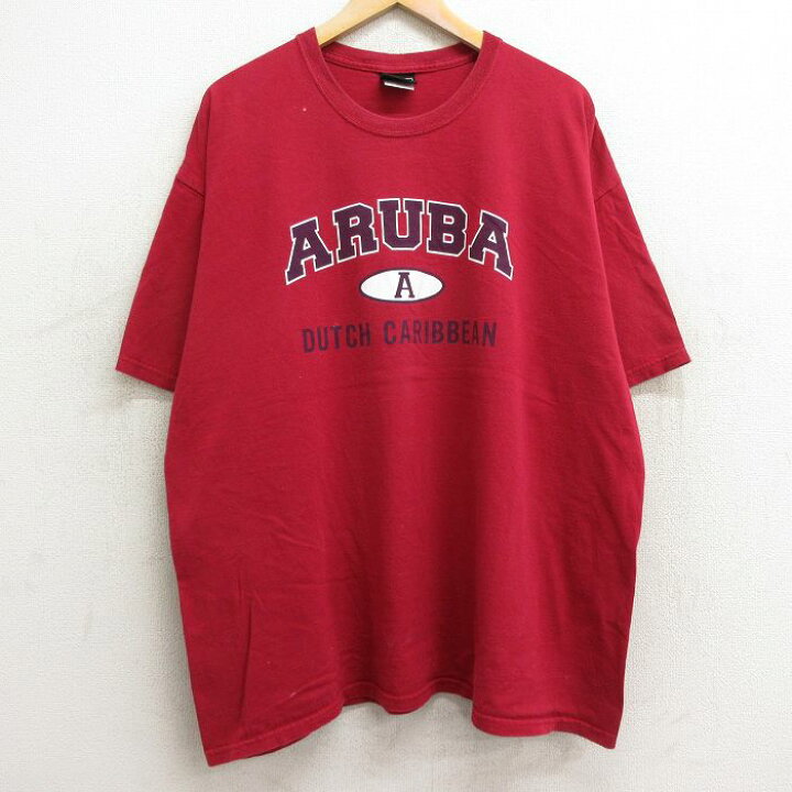 楽天市場】【中古】古着 00s ヴィンテージTシャツ メンズ XLサイズ 赤 