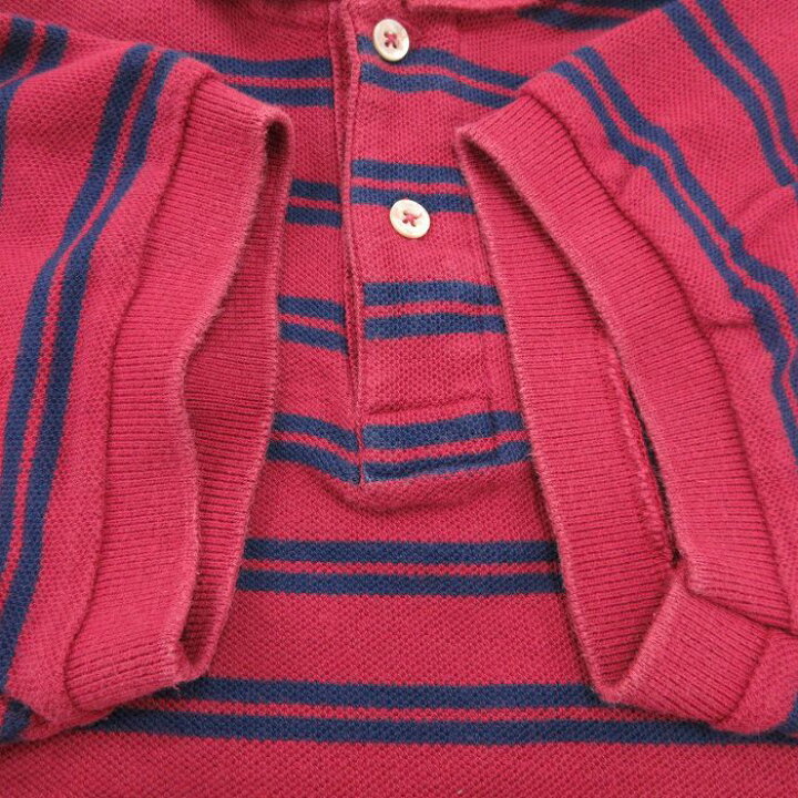 楽天市場】【中古】古着 IZOD 90s ポロシャツ メンズ XLサイズ 赤 