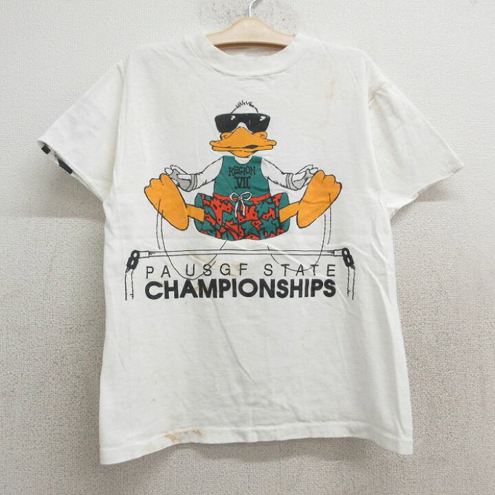 楽天市場】【中古】古着 80s ヴィンテージ半袖Tシャツ キッズ 白 