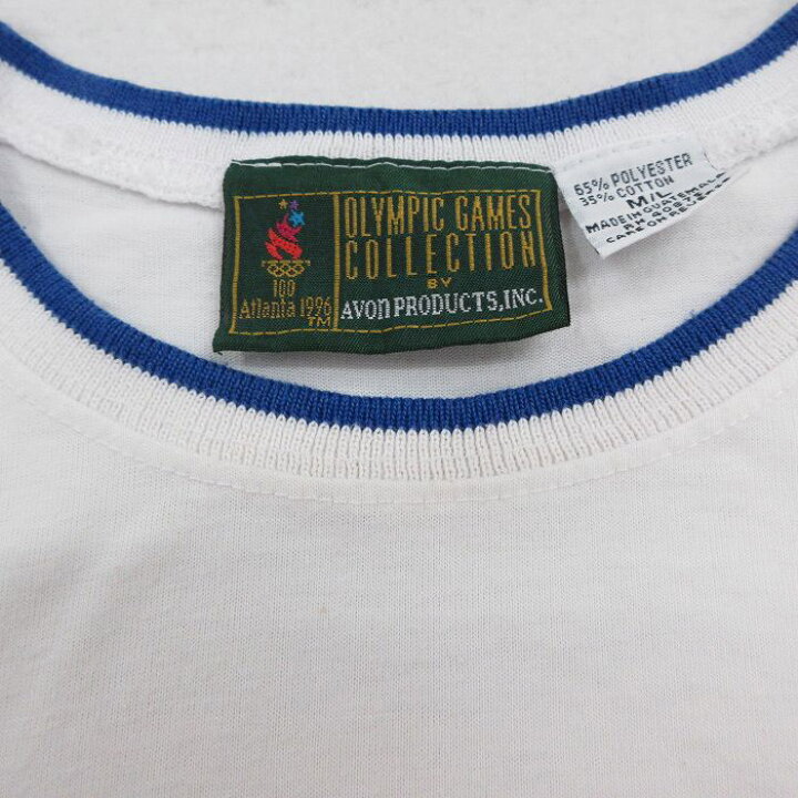 楽天市場】【中古】古着 90s アトランタオリンピック プリント Tシャツ 