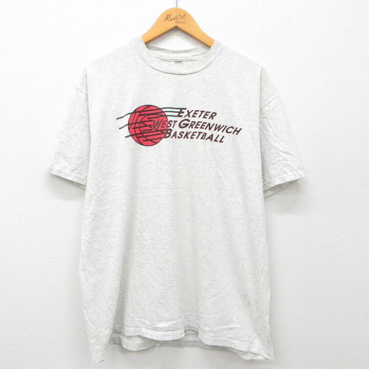 楽天市場】【中古】古着 90s バスケットボール Tシャツ メンズ XL 