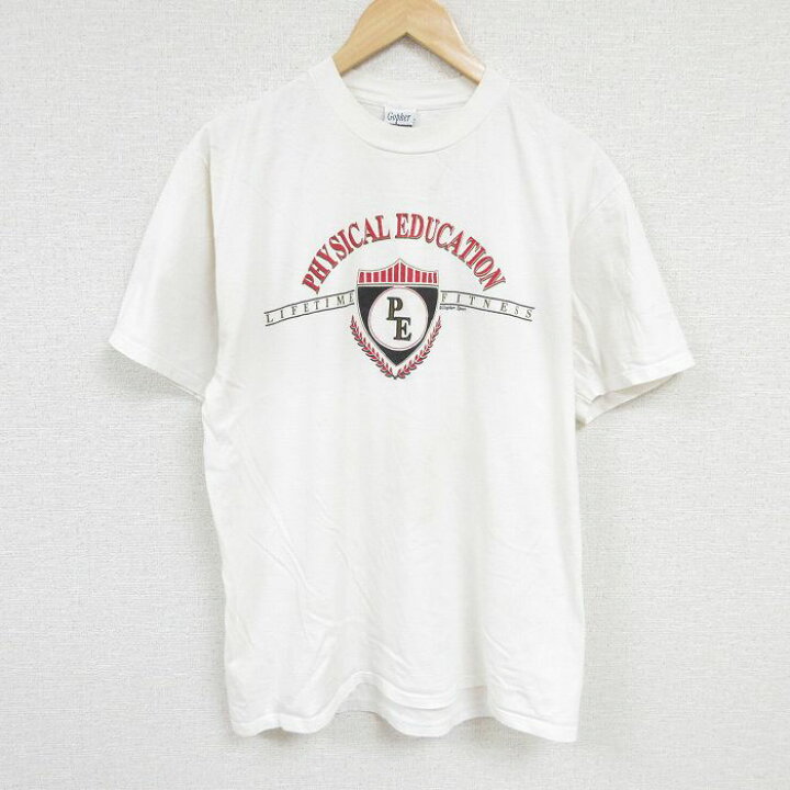 楽天市場】【中古】古着 90s ヴィンテージTシャツ メンズ Lサイズ 白 