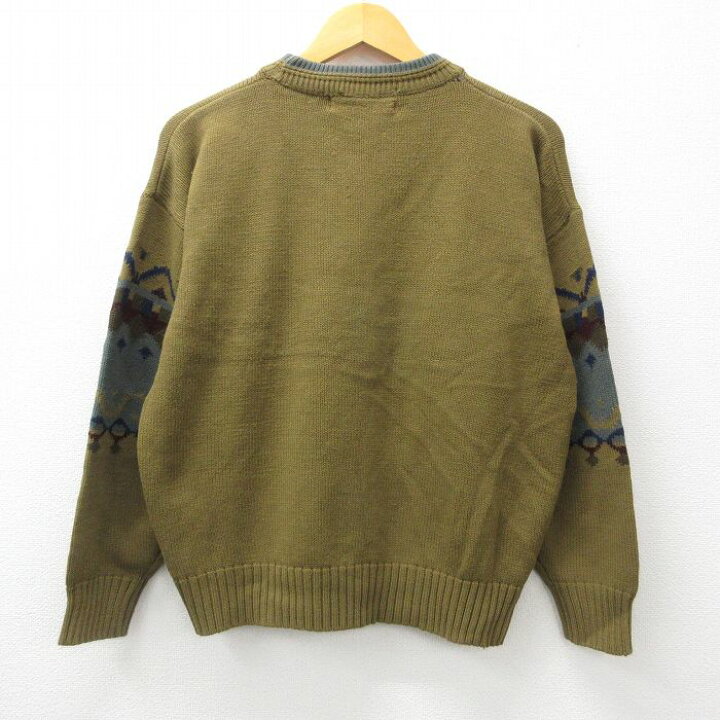 楽天市場】【中古】古着 90s 長袖セーター メンズ 90年代 グリーン 