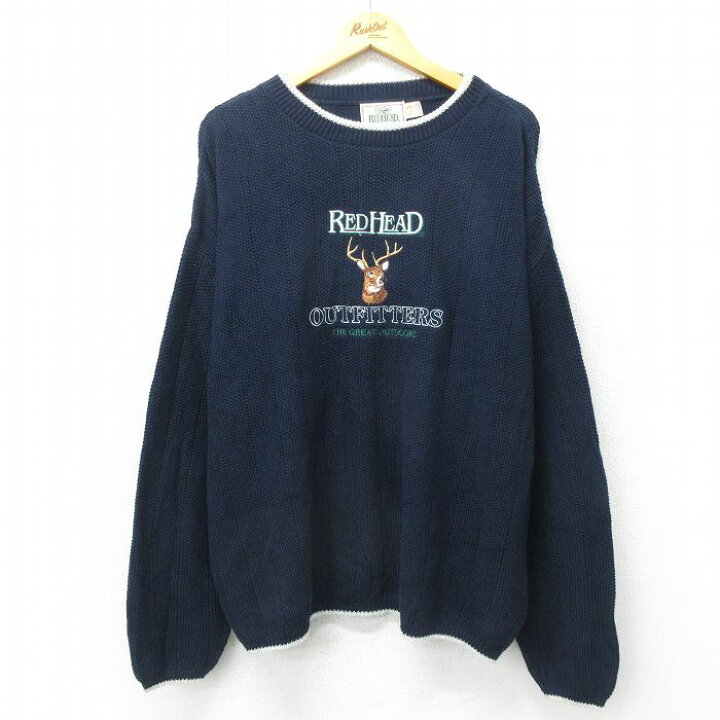 楽天市場】【中古】古着 レッドヘッド 90s 長袖セーター メンズ 90年代 