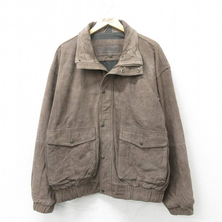 楽天市場】【中古】古着 ティンバーランド 長袖 レザージャケット 