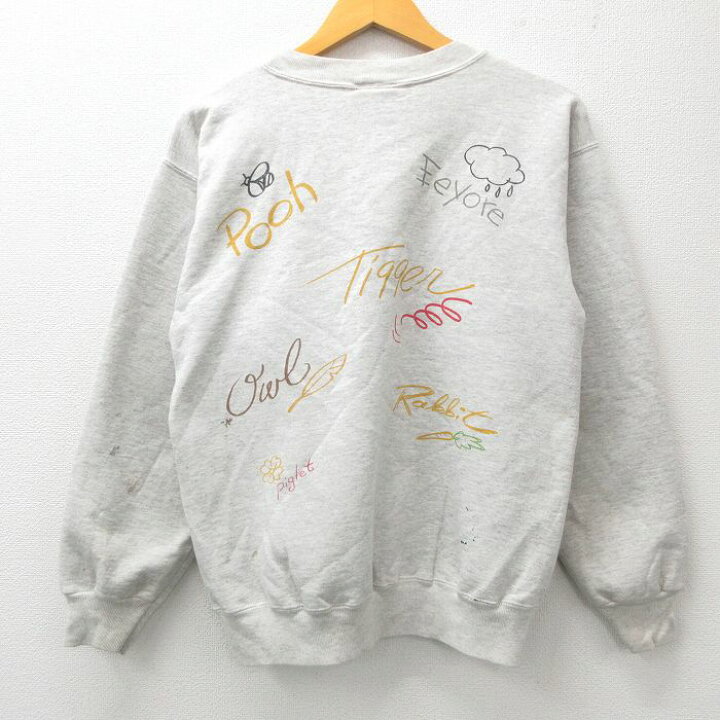 楽天市場】【中古】古着 90s 長袖スウェット メンズ ディズニー くまの