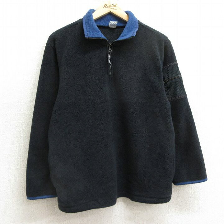 楽天市場】【中古】古着 オールドネイビー 長袖ハーフジップフリース 
