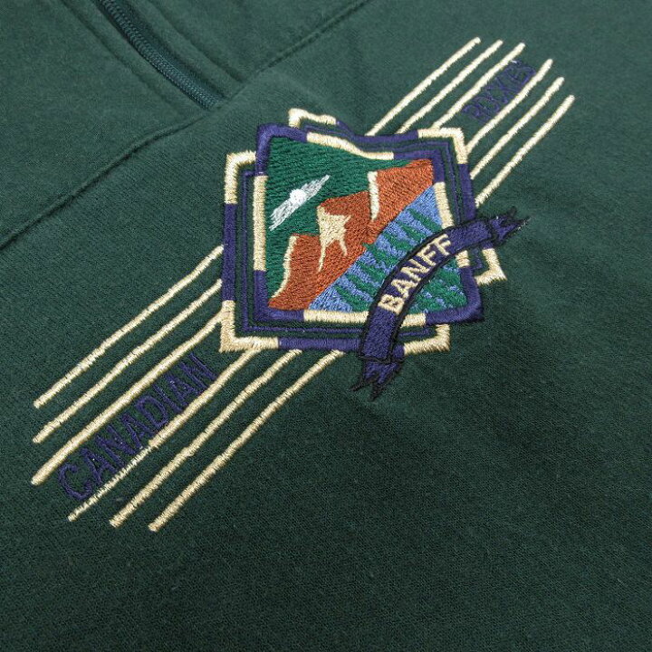 楽天市場】【中古】古着 長袖 ハーフジップスウェット メンズ 90年代 