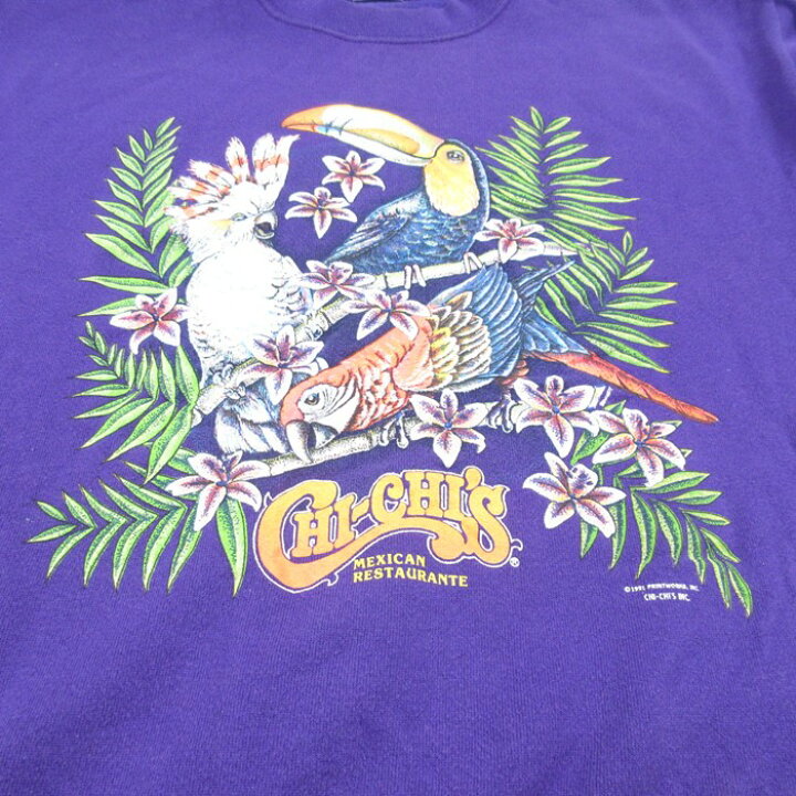 楽天市場】【中古】古着 TULTEX 長袖スウェット メンズ 90年代 90s 鳥 