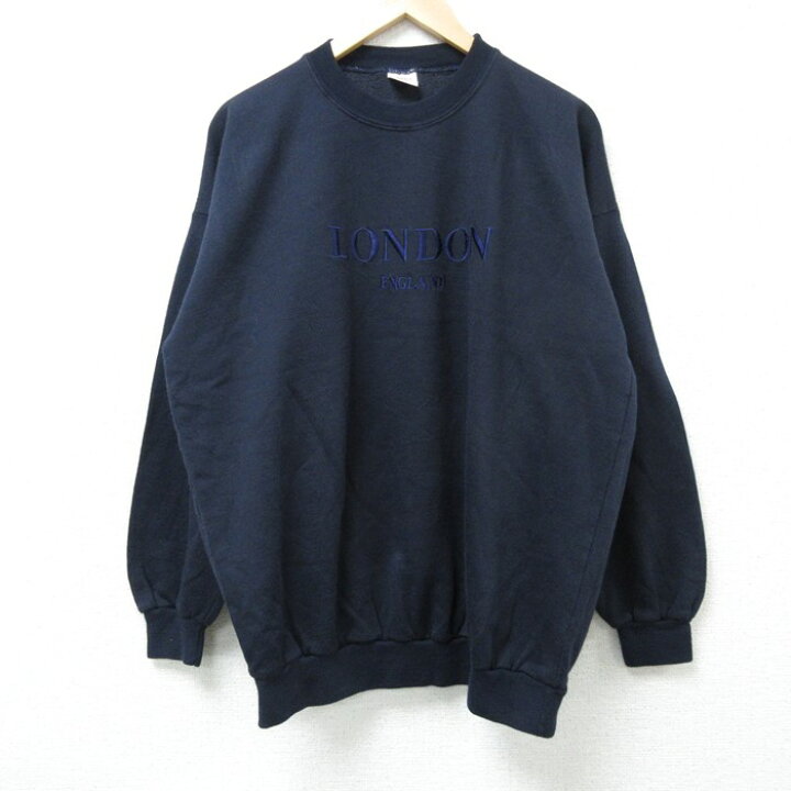 楽天市場】【中古】古着 90s 長袖スウェット トレーナー メンズ XL 