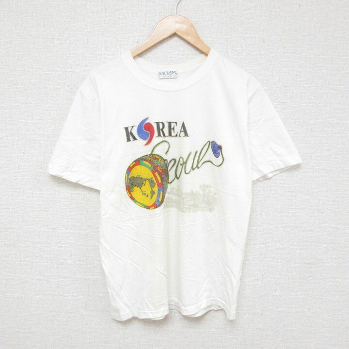 楽天市場】【中古】古着 90s ヴィンテージTシャツ メンズ Mサイズ 白 