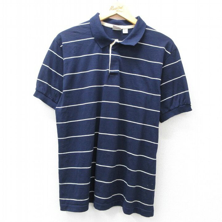 楽天市場】【中古】古着 リーバイス 80s ポロシャツ メンズ 半袖 紺 