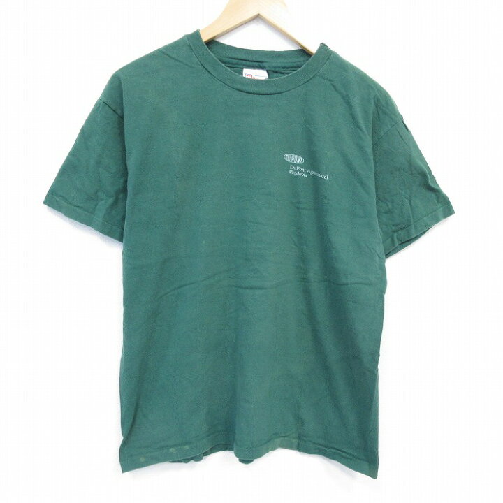 楽天市場】【中古】古着 ヘインズ 90s Tシャツ メンズ Lサイズ 緑 USA 