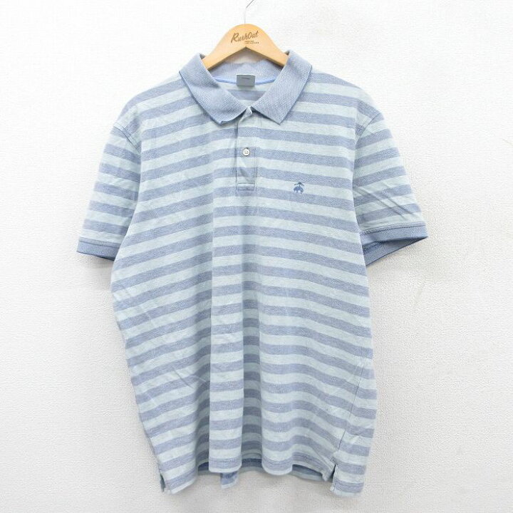 楽天市場】【中古】ブルックスブラザーズ ポロシャツ メンズ XL 薄紺 